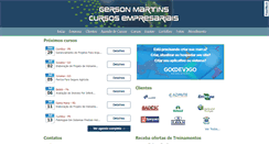 Desktop Screenshot of gersoncursos.com.br